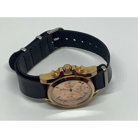 Michael Kors MK5799 Women\'s Leather Analog Rose Di main image 5